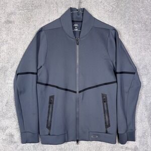 Oakley Jacket Mens L Radskin Softshell Tech Full Zip Bomber‎ Windbreaker Golf